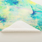 Blue abstrakt Fraktal Hintergrund 3d rendering3d, Sherpadecke (3/4)
