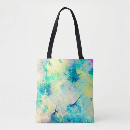 Blue abstrakt Fraktal Hintergrund 3d rendering3d,  Tasche (Vorderseite)