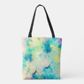 Blue abstrakt Fraktal Hintergrund 3d rendering3d,  Tasche (Rückseite)