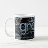 Blue Abstrakt Grampy Kaffeetasse (Links)