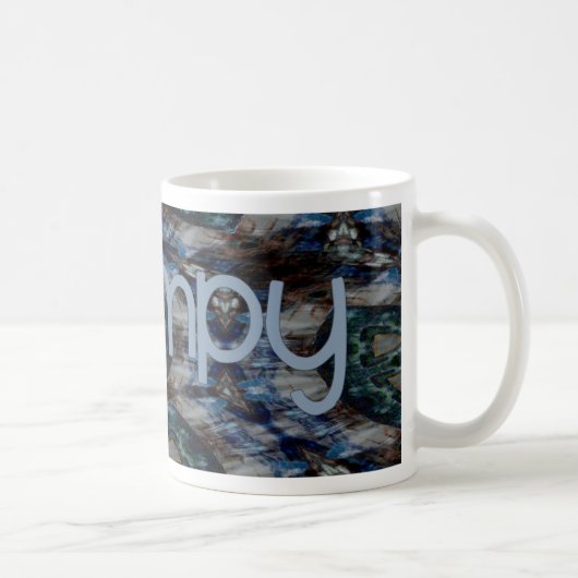 Blue Abstrakt Grampy Kaffeetasse (Rechts)