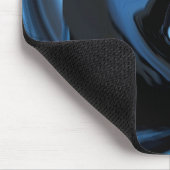 Blue Abstrakt Heart Mousepad (Ecke)