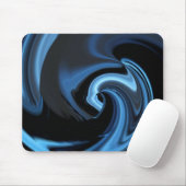 Blue Abstrakt Heart Mousepad (Mit Mouse)