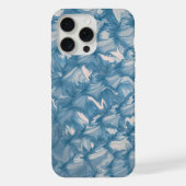 Blue Abstrakt Marble Waves Phone Case iPhone Hülle (Rückseite)