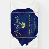 Blue Abstrakt Pharmacy School Abschluss Banner (Vertikal)