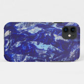 Blue Abstrakt Phone Case (Rückseite (Horizontal))