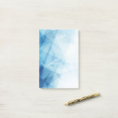 Blue Abstrakt Post-it-Notes Post-it Klebezettel (Auf Schreibtisch)