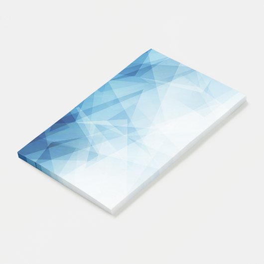 Blue Abstrakt Post-it-Notes Post-it Klebezettel (angewinkelt)