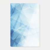 Blue Abstrakt Post-it-Notes Post-it Klebezettel (Vorderseite)