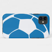 Blue Abstrakt Soccer iPhone 5 Fall Case-Mate iPhone Hülle (Rückseite (Horizontal))