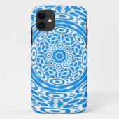 Blue Abstrakte Art Case-Mate iPhone Hülle (Rückseite)