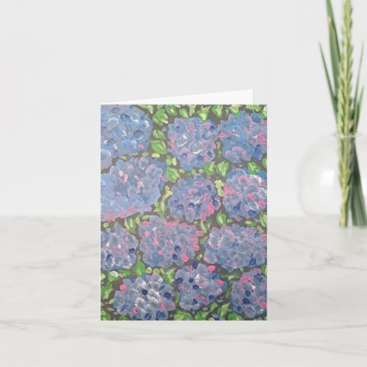 Blue-Abundance-Note-Card Dankeskarte (Vorderseite)