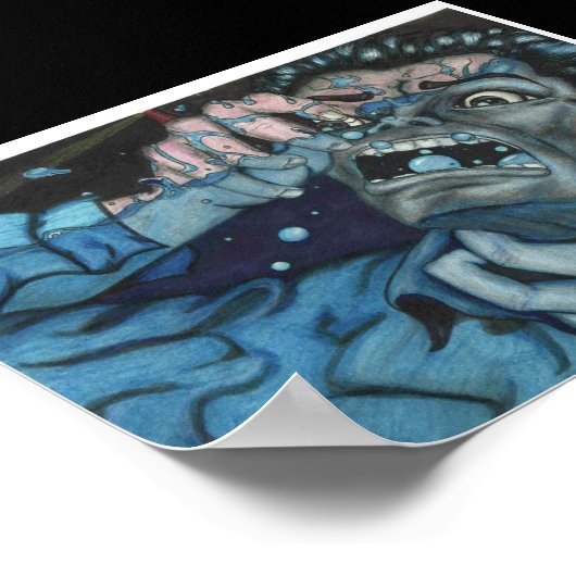 Blue Abyss Poster (Ecke)