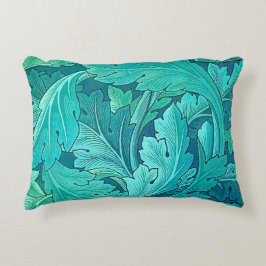 Blue Acanthus Leaf Dekokissen