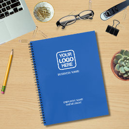 Blue Add Business Logo Modern Beruflich Notizblock
