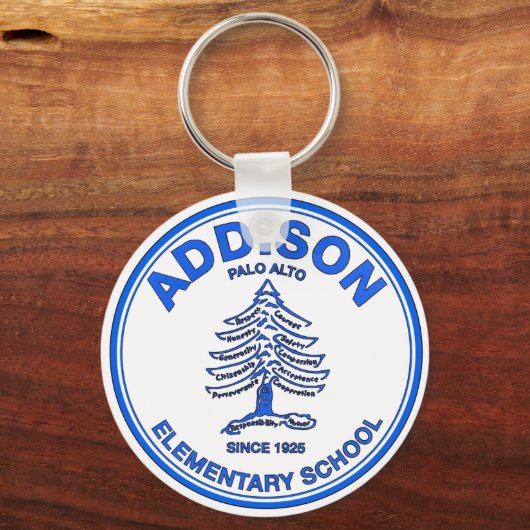 Blue Addison Schlüsselanhänger (Vorderseite)