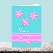 Blue Administrative Professionals Day Card Dankeskarte
