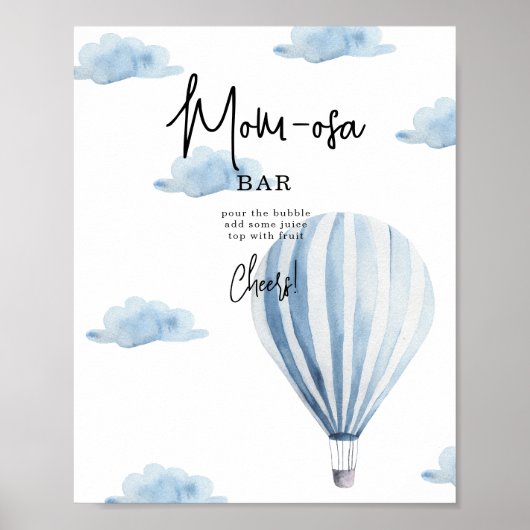 Blue Aerostat - Mom-osa-Bar Poster (Vorne)