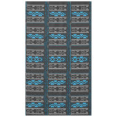 Blue African Aztec Tischdecke (Vorderseite)