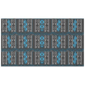 Blue African Aztec Tischdecke (Vorderseite (Horizontal))