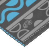 Blue African Aztec Tischdecke (Schrägansicht)