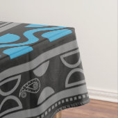 Blue African Aztec Tischdecke (Beispiel)