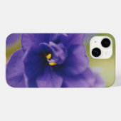 Blue African Violet Saintpaulia Case-Mate iPhone Hülle (Rückseite (Horizontal))