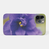 Blue African Violet Saintpaulia Case-Mate iPhone Hülle (Rückseite (Horizontal))