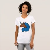Blue Afro Unicorn T-Shirt (Vorne ganz)