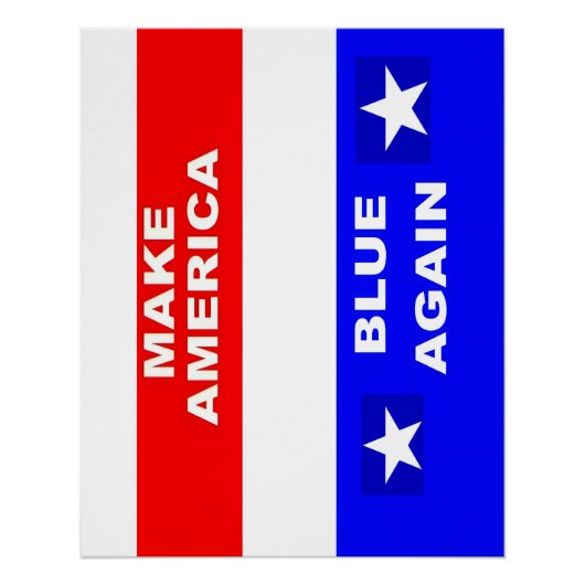 Blue Again Poster (Vorderseite)