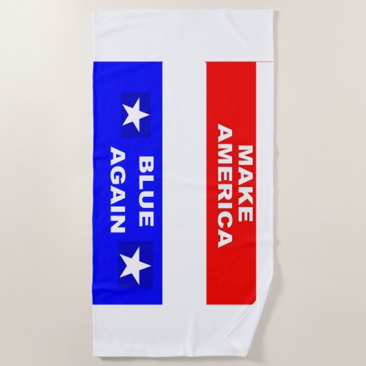 Blue Again Strandtuch (Vorderseite)