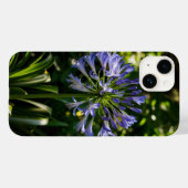 Blue Agapanthus Blume Phone Case (Rückseite (Horizontal))