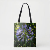 Blue Agapanthus Blume Tasche (Vorderseite)