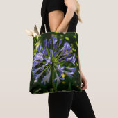 Blue Agapanthus Blume Tasche (Von Nahem)