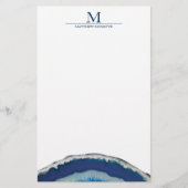 Blue Agate Briefpapier (Vorderseite)