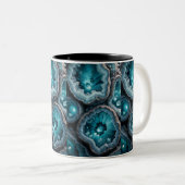 Blue Agate Coffee Tasse (VorderseiteRechts)