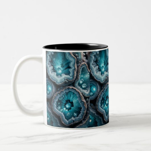 Blue Agate Coffee Tasse (Links)
