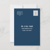 Blue Agate & Copper UAWG Postkarte (Rückseite)