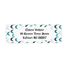 Blue Agate Crescents