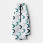 Blue Agate Crescents Flaschenkühler (Rückseite)