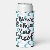 Blue Agate Crescents Selters Dosenkühler (Seltzer Vorderseite)