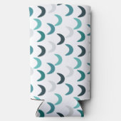 Blue Agate Crescents Selters Dosenkühler (Rückseite)