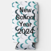 Blue Agate Crescents Selters Dosenkühler (Vorderseite)