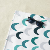 Blue Agate Crescents Strandtuch (Beispiel)