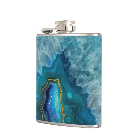Blue Agate Flask Flachmann (Links)