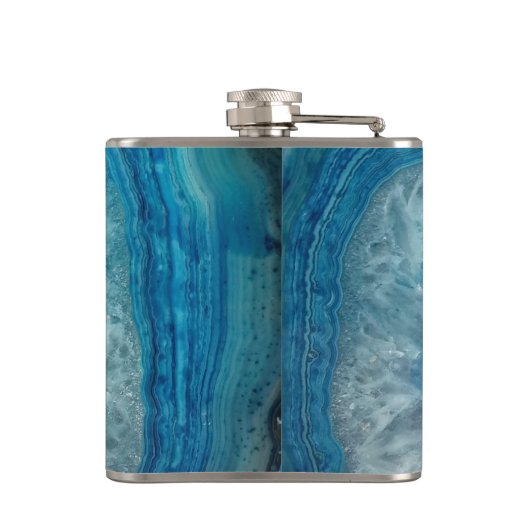 Blue Agate Flask Flachmann (Rückseite)