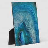 Blue Agate Fotoplatte (Seite)
