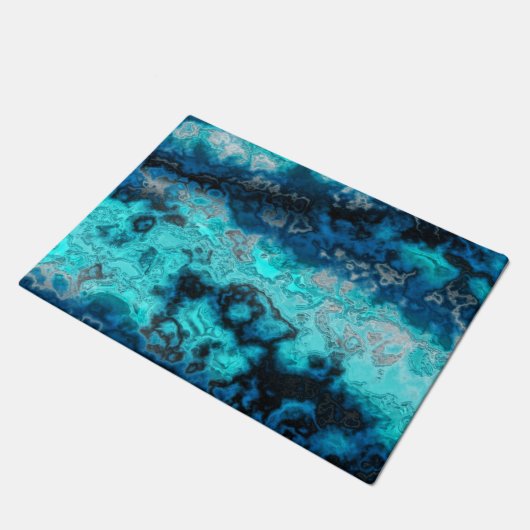 Blue Agate Fußmatte (Schrägansicht)