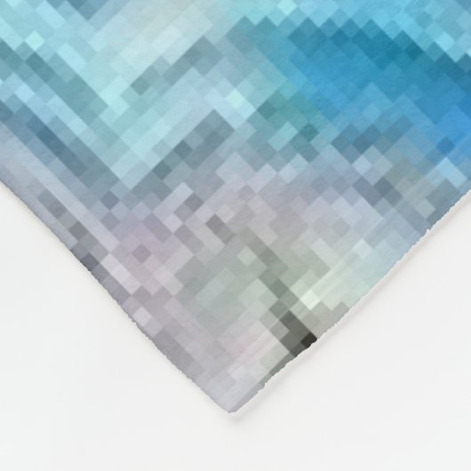 Blue Agate Geode Fleece Blanket (Ecke)