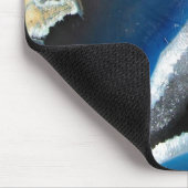 Blue Agate Geode Mousepad (Ecke)